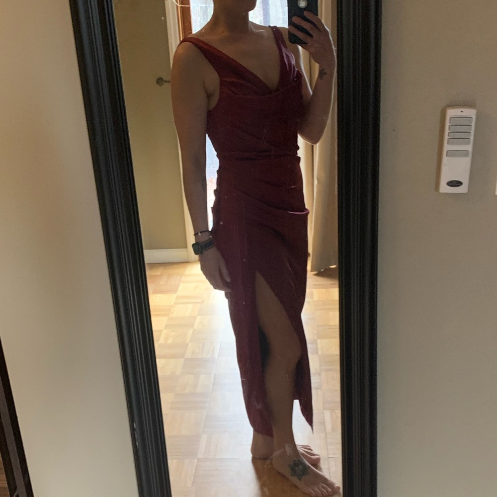 Cranberry Cocktail Dress - Picture 8 of 8